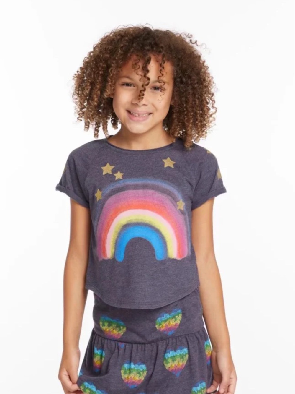 Chaser Rainbow Top and Skort Set